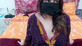 Sobia Nasir performs an adult foreplay using a WhatsApp video call that has clear Urdu and Hindi audio with moaning