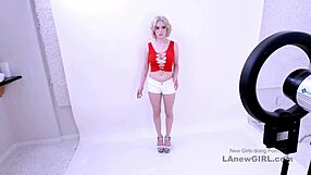 New Teen Girl Anxious For First Interview Blowjob Casting