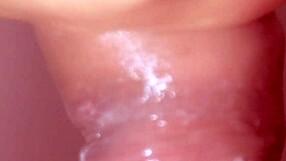 Blonde teen sneaks cum in mouth pov while parents are away