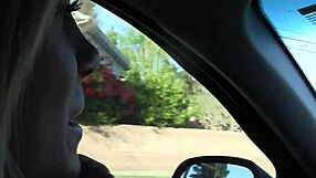 scarlet red takes her buddy's shaved dick deep inside