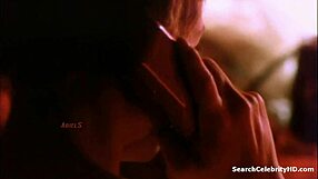 Samantha Morton strips nude under the skin for a sexy topless handjob scene