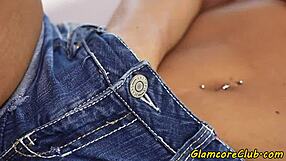 glamcore pornstar trimmed pussy assfucked doggystyle with big tits