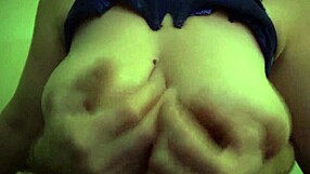 Couple Plays With Big Tits In Stockings