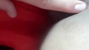 Married woman sucks my ass completely on red