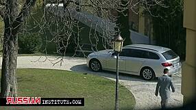 Intense anal pounding with the Russian institute director in tight stockings.