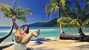 Curvy Amateur Teases With Glass Dildo On Webcam