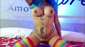 Latina babe masturbates solo just for you