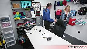 Can Cute Blonde Shoplifter Madison Stop Stealing Or Get Bent Over?