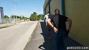 Cop's physical exam turns into gay booty fucking after shoplifting