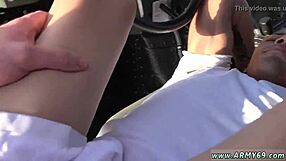 Short hardcore gay porn video featuring mobile action while making the team