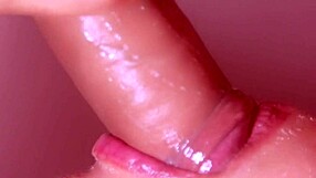 Blonde teen sneaks cum in mouth pov while parents are away