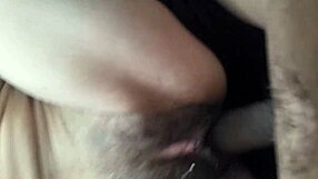 gf sucking my big interracial cock before fucking