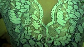 Couple Plays With Big Tits In Stockings