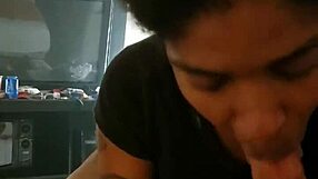 Ebony Amateur Sucks Black Cock In Amateur Video With Intense Sucking Action