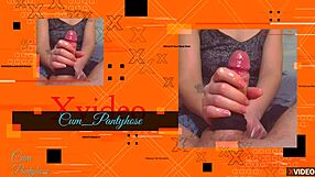 Slow handjob turns cruel with ruined orgasm control