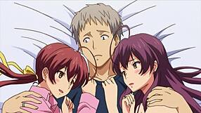 Anime character with big features in sexy hentai scene