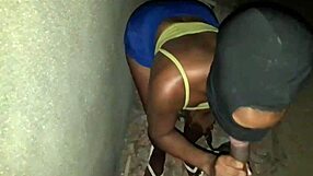 Does rough morena suck funkeiro for 30 reais after party in Rio favela?