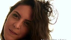 Babe Undresses Slowly Teasing Shaved Pussy And Natural Tits In Sensual Solo Striptease