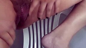 mom alone masturbating with handjob massage homemade.