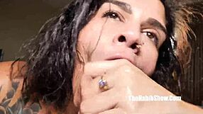 Sexy latina phoenixx starr gags on cock in freak fuck.