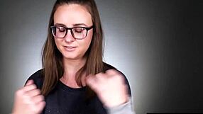 I Watch Jay Taylor's Big Natural Tits Orgasm In Close Up Masturbation