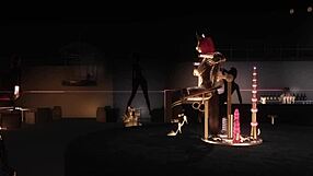 I explore Ryo's adventure in the Red Robin Lounge with machine table and toys.