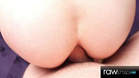 Petite Kacie Castle punished in ass and pussy backstage!