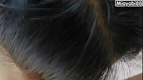 Thai Couple Bangs in Hotel, Showing Off to Maid with Raw Action