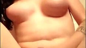 Tranny fucks her ass hard with a dildo.