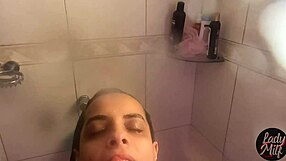 I recorded my tight latina pussy in the shower, want to watch it with me?
