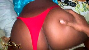 Passionate Doggystyle in Red Underwear