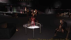 I explore Ryo's adventure in the Red Robin Lounge with machine table and toys.