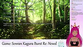 i play senran kagura burst as vtuber lewdneko in this first part of the game