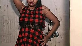 Indian Teen Shows Naked Booty In Bathroom