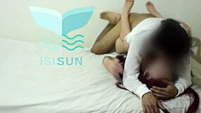 Horny wife gets an big cock right before her husband watches