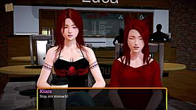 in my new family, the teen with big ass plays erotic games.