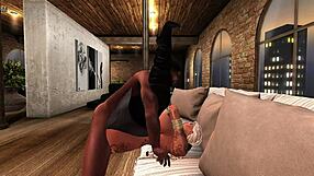 Unexpected hentai sex with milf creampie