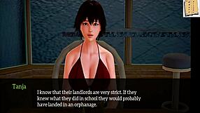 My new family explores big and small tits in anime