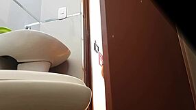 Spy camera under Argentine friend's miniskirt.