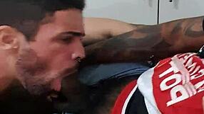 Novinho Plays Game, Ends Up Taking Negao's Big Cock