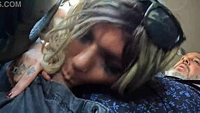 Alexia Ferraz Gives Blowjob in Car with Friends Watching