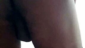 This gay stud strips down to his panties for some action