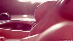 I join beauty and lesbians for a sensual toy session together.