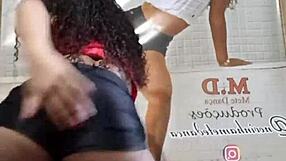 Damn, check this sexy ass war dance by Latina teen! 🔥
