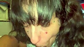 slutty gia lovely sucks big black cock deepthroat