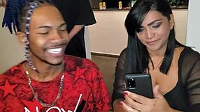 A hot scene that features a horny housewife, Nicole Mattos stripping then having sex with multiple partners in an orgy – big ass, big tits, and much more