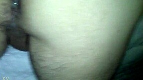 taking some bareback shemale cock from behind