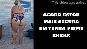 lisa aranha's sensual dance almost leads to a fall on the stairs