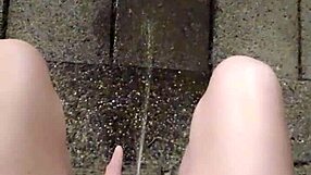 Ting-Xuan Shemale Outdoor Peeing Compilation