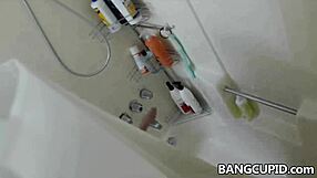 Busty Amateur Girl Masturbates Vigorously in Steamy Shower Scene.